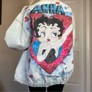 Vintage Betty Boop Jean Jacket